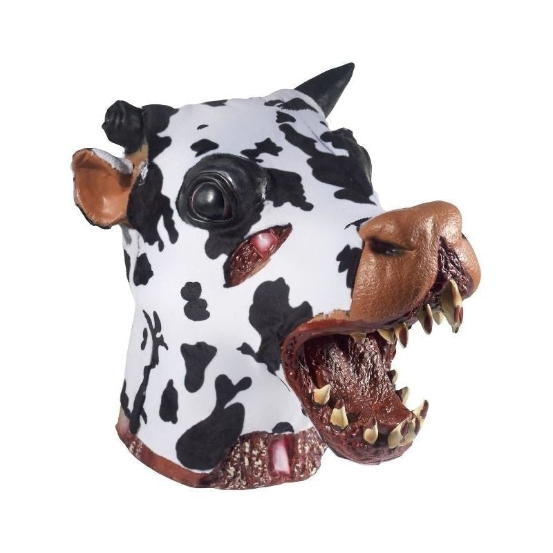 Deluxe Butchered Daisy The Cow Head Prop Adult Black White_2 