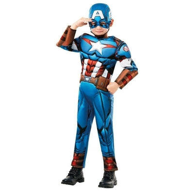 Captain America The First Avenger Deluxe Boys Padded Muscle Suit Costume_1 rub-640833S