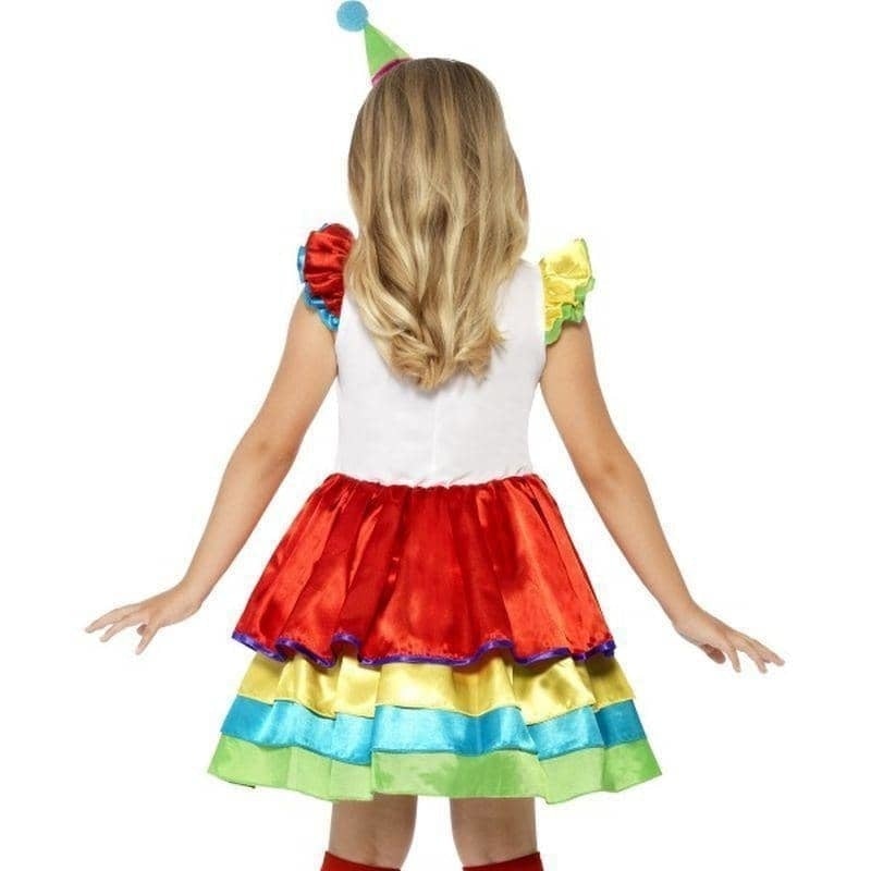 Deluxe Clown Girl Costume Kids Rainbow_2 sm-45250M