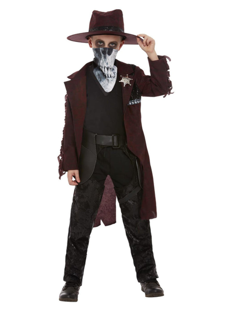 Deluxe Dark Spirit Western Cowboy Child Costume Black