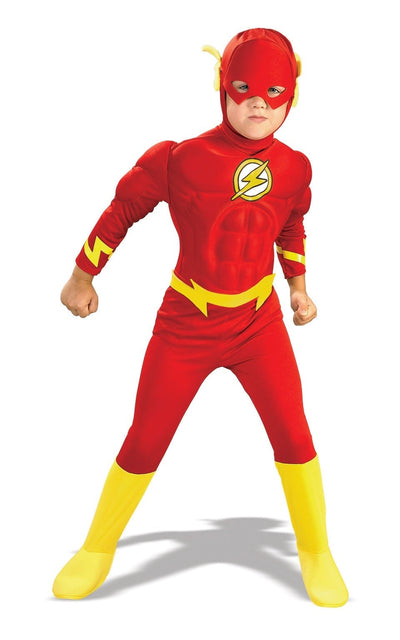 Deluxe Flash Boys Muscle Costume DC Comics 1 rub-640854L MAD Fancy Dress