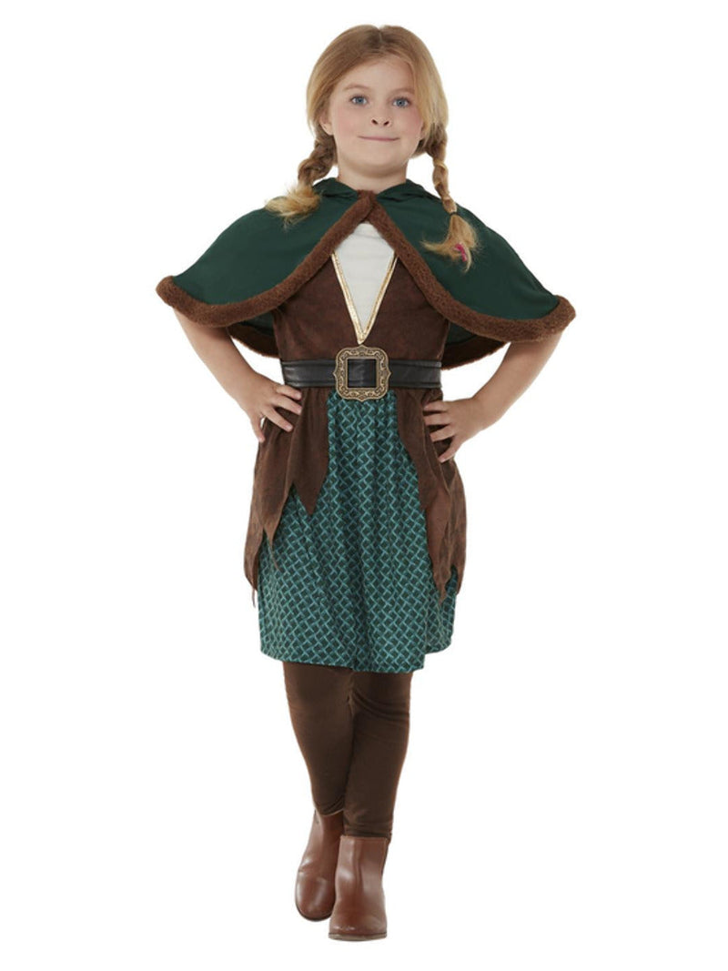 Forest Archer Costume Girls Robin Hood