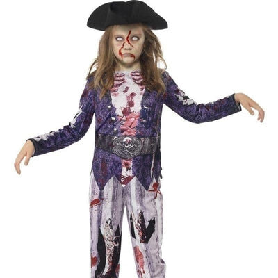 Deluxe Jolly Rotten Pirate Girl Costume Kids Blue_1 sm-45620L
