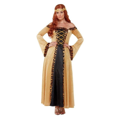 Deluxe Medieval Countess Costume Gold_1 sm-70007M