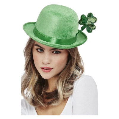 Deluxe Paddys Day Bowler Hat Velour_1 sm-51120