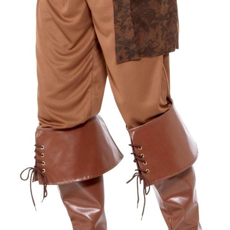 Deluxe Pirate Bootcovers Adult Brown_1 sm-40197