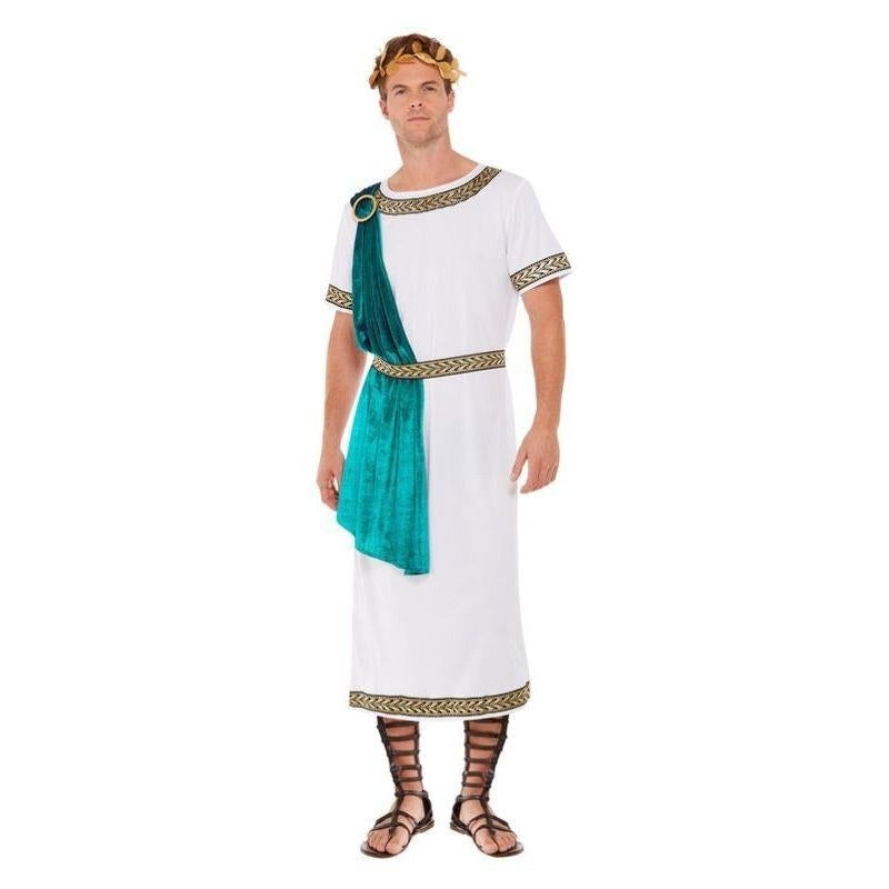 Deluxe Roman Empire Emperor Toga Costume White_2 sm-70020M