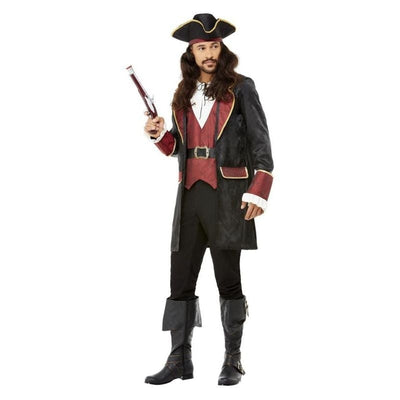 Deluxe Swashbuckler Pirate Costume Black_1 sm-70000L