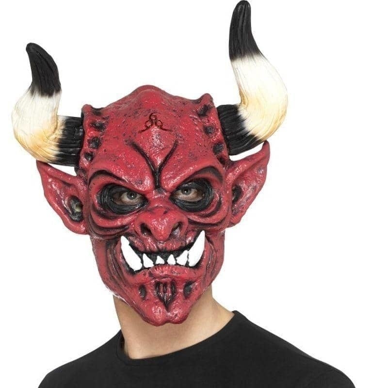 Devil Mask Foam Latex Adult Red_1 sm-45018