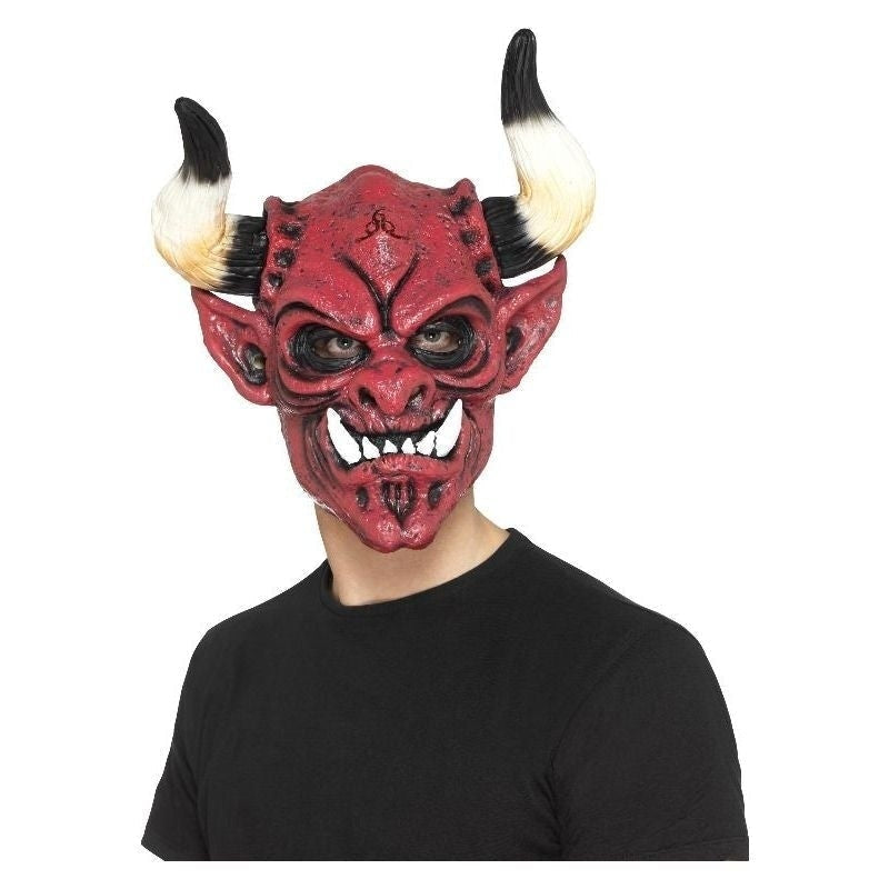Devil Mask Foam Latex Adult Red_2 