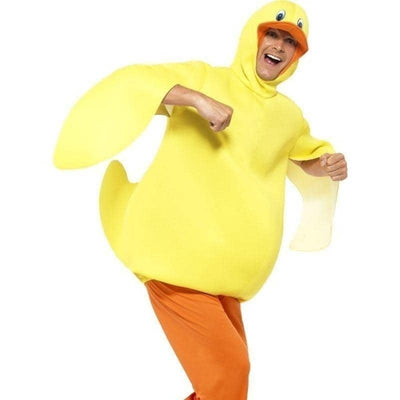 Duck Costume with Bodysuit Trousers Adult Yellow 1 sm-43390 MAD Fancy Dress