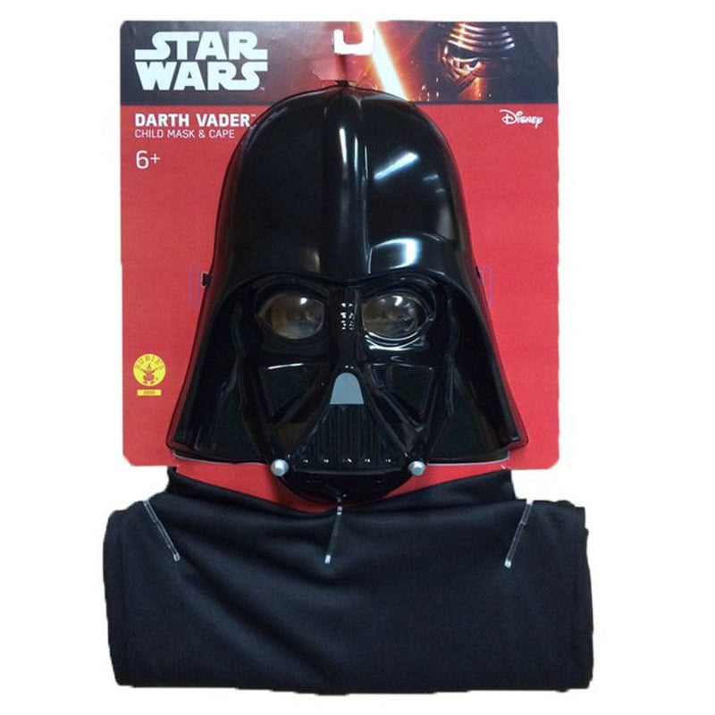 Darth Vader Cape Mask Kids Dress Up Costume Set Star Wars
