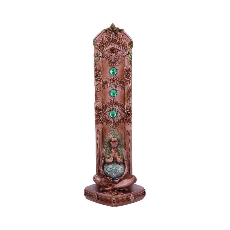 Ethereal Mother Earth Gaia Art Statue Incense Burner 24cm