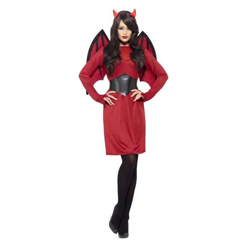 Economy Devil Costume Adult Red_4 