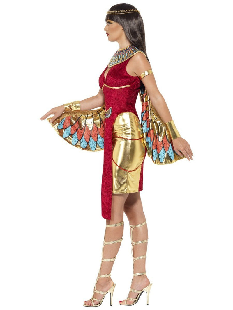 Egyptian Goddess Isis Costume Adult Red Gold