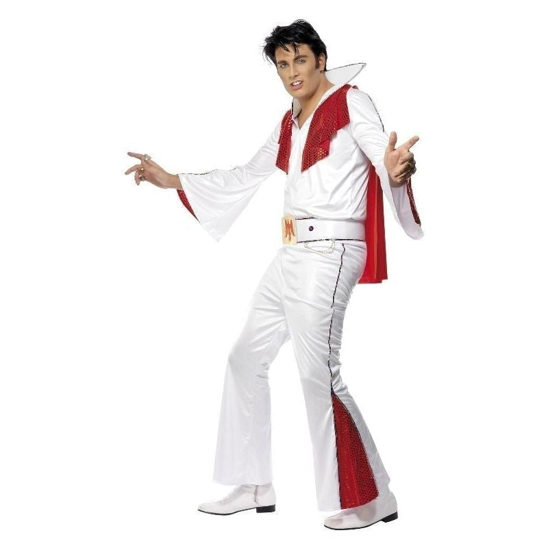 Elvis Costume Adult White_3 