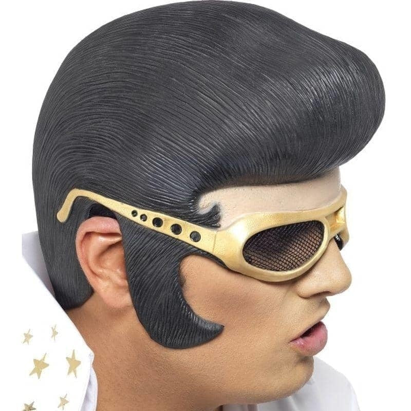 Elvis Headpiece Adult Black Gold_1 sm-29154