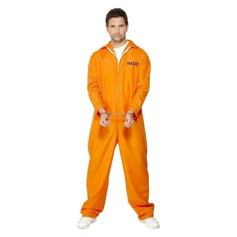 Escaped Prisoner Costume Adult Orange 2 sm-29535L MAD Fancy Dress