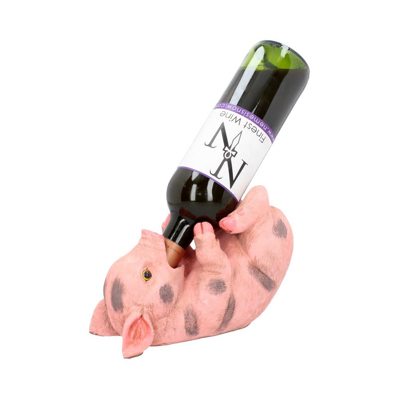 Pink Pig Piglet Guzzler Wine Bottle Holder Guzzlers 25cm