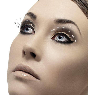 Eyelashes With Droplets Adult Black_1 sm-34998