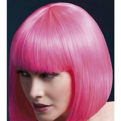 Fever Elise Wig Adult Neon Pink_1 sm-42565
