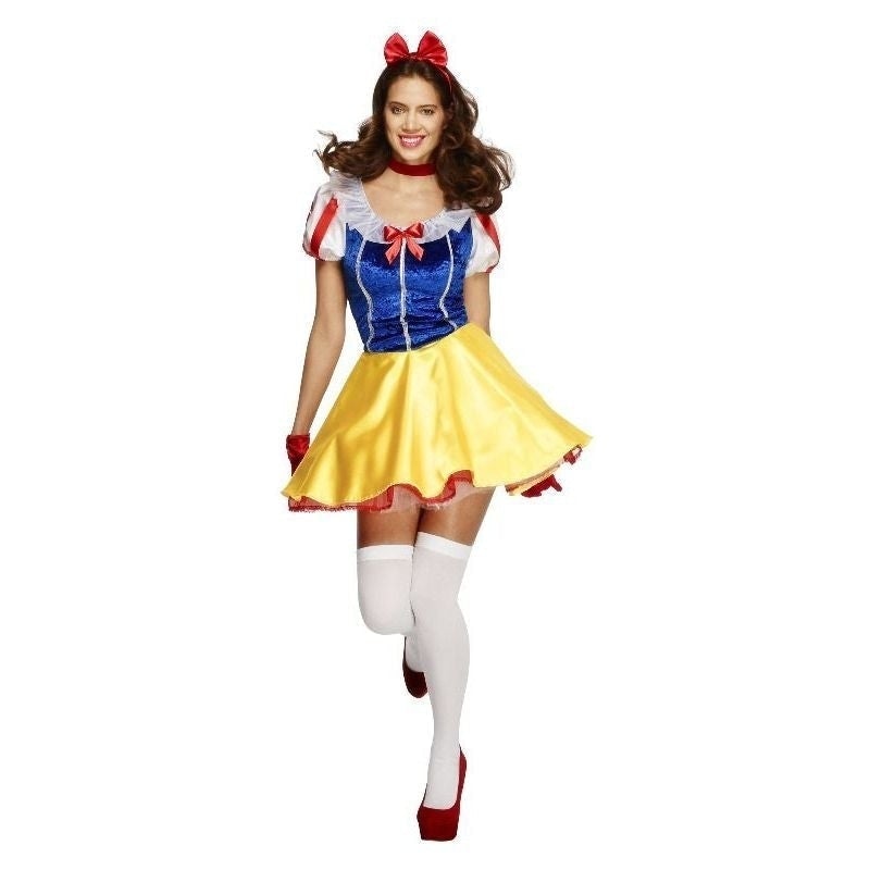 Fever Fairytale Costume With Dress Adult Yellow with Blue_5 