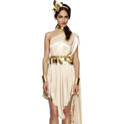 Fever Goddess Costume Adult White Gold_1 sm-20561M