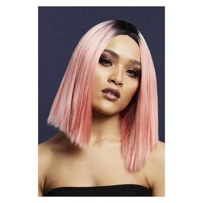 Fever Kylie Wig Two Toned Blend Coral Pink_1 sm-72041
