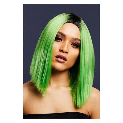 Fever Kylie Wig Two Toned Blend Lime Green_1 sm-72063