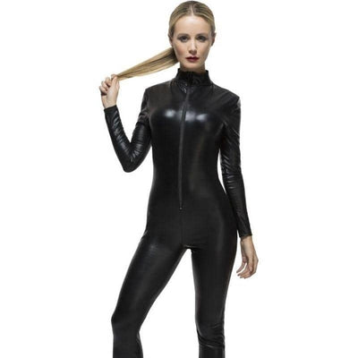 Fever Miss Whiplash Costume Adult Black_1 sm-28629M