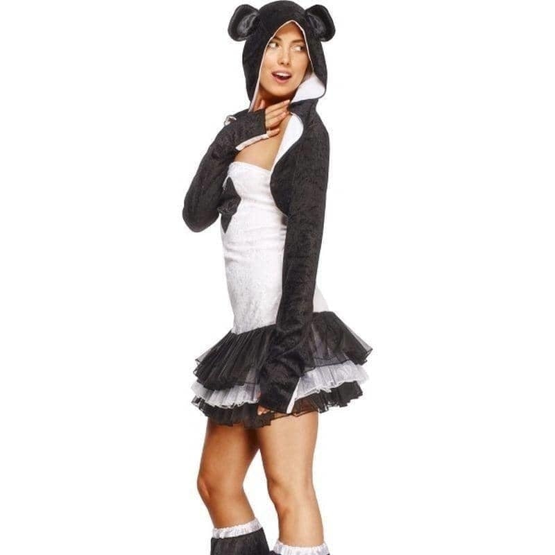 Fever Panda Costume Tutu Dress Adult White Black_3 sm-22797XS