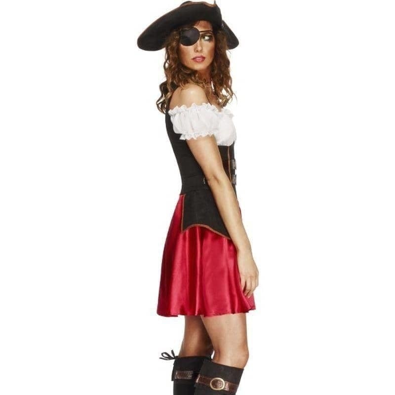 Fever Pirate Wench Costume Adult Black Red_3 sm-43482S