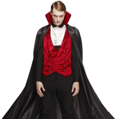 Fever Vampire Costume Adult Black Red_1 sm-29991L