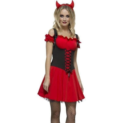 Fever Wicked Devil Costume Adult Red Black_1 sm-30886M