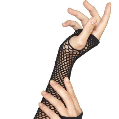 Fishnet Gloves Long Adult Black_1 sm-34872