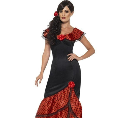 Flamenco Senorita Costume Adult Black_1 sm-45514M
