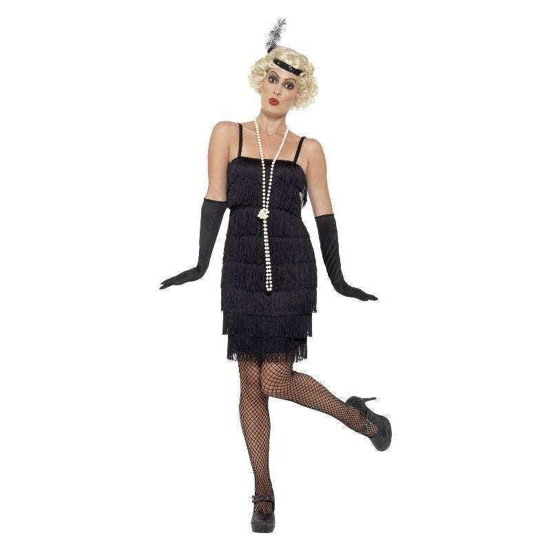Flapper Costume Adult Black_3 sm-45498X1