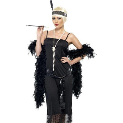 Flapper Costume Adult Black_1 sm-28605M