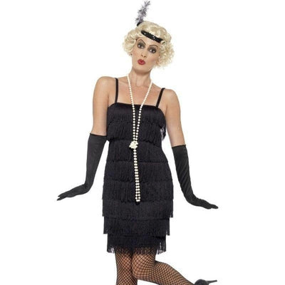 Flapper Costume Adult Black_1 sm-45498M