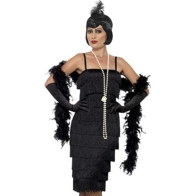 Flapper Costume Adult Black_1 sm-45502M