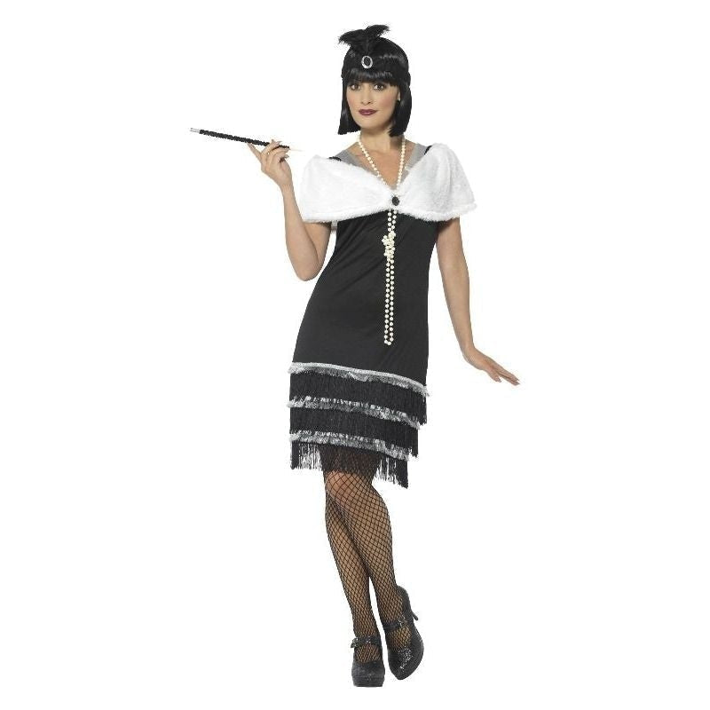 Flapper Costume Adult Black_2 sm-43128l