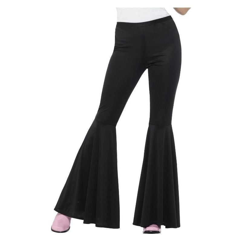 Flared Trousers Ladies Adult Black_2 sm-21465sm