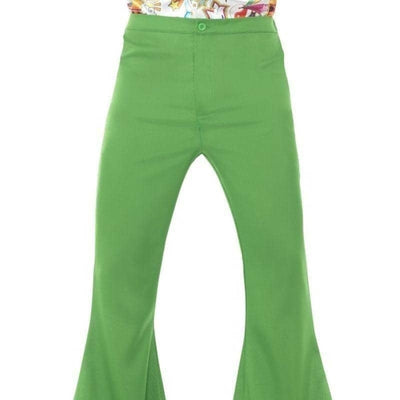 Flared Trousers Mens Adult Green_1 sm-44905l