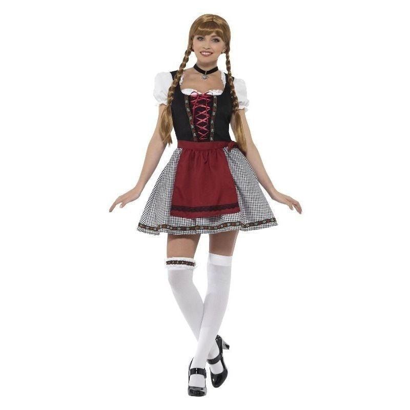 Flirty Frõulein Bavarian Costume Adult Black_2 sm-49663l