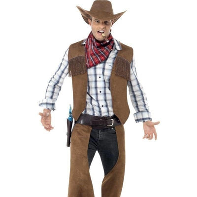 Fringe Cowboy Costume Adult Brown_1 sm-22656M