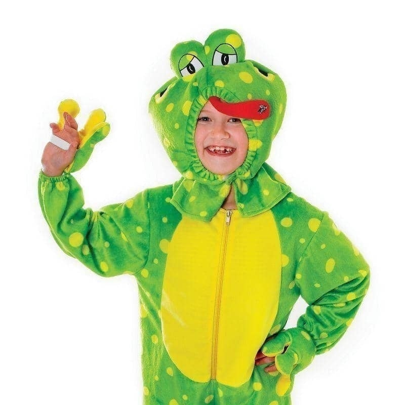 Frog Plush With Head 128cm Childrens Costume Unisex_3 