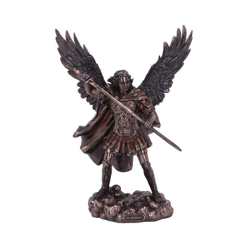Bronze Saint Michael the Defender Archangel Figurine