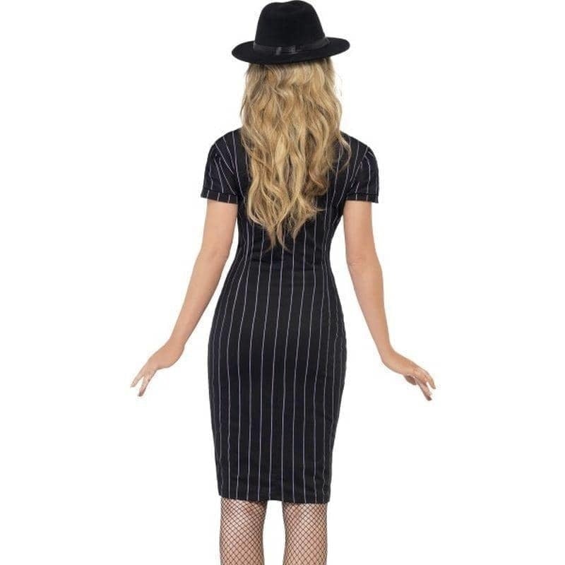 Gangsters Moll Costume Adult Black White_2 sm-23697L