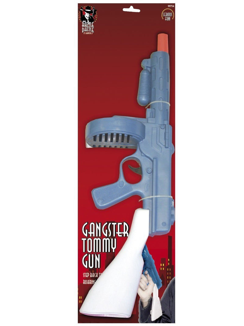 Gangsters Tommy Gun Blue Adult