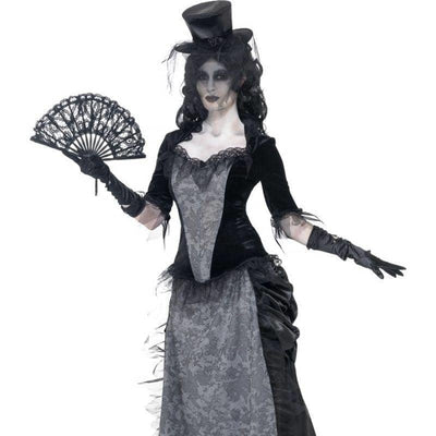 Ghost Town Widow Costume Adult Grey_1 sm-24575M